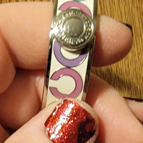 Coach Hinged Bangle Bracelet News without tags! Very colorful and eye catching! - Picture 5 of 11